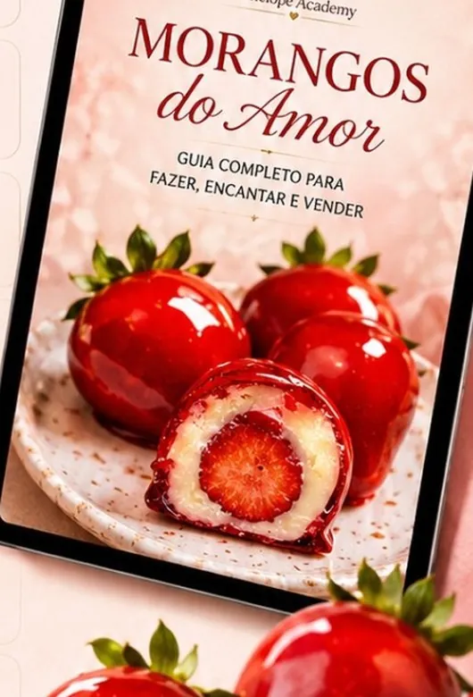 E-book Morangos do Amor: guia completo para fazer, encantar e vender